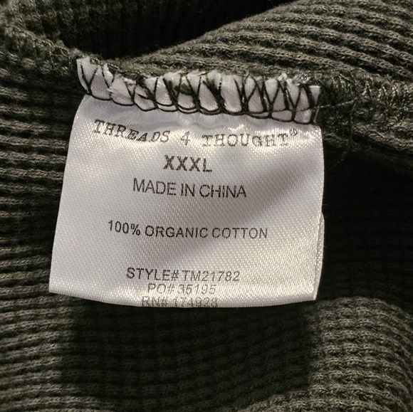 Threads 4 Thought Hoodie w/pockets, NWT, Size XXXL - Picture 4 of 11